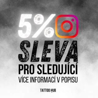 CHCEŠ STÁLOU SLEVU 5% NA KAŽDOU BUDOUCÍ OBJEDNÁVKU TETOVACÍCH POTŘEB? 💥💥 Stačí splnit 2 kroky: 1️⃣ Sleduj náš Instagram...